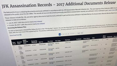 Gobierno de Estados Unidos divulga en línea miles de archivos sobre asesinato de Kennedy