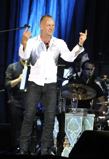 Sting graba disco por sus 25 años en 'solitario'
