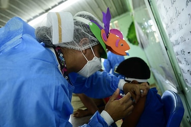 En 15 días se aplicaron al menos 42 mil dosis pediátricas contra la Covid-19 a niños de 5 a 11 años