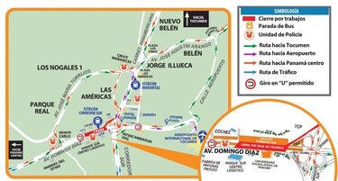 Cierre total en la avenida Domingo Díaz este sábado 2 de junio