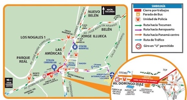 Cierre total en la avenida Domingo Díaz este sábado 2 de junio
