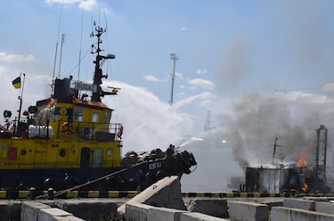 Ataques rusos contra puerto de Odesa destruyeron ‘infraestructuras militares’ ucranianas
