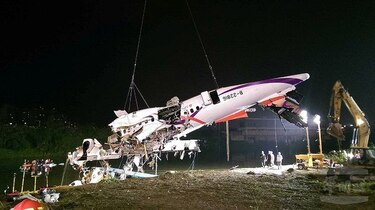 Aumentan a 31 los muertos en el accidente aéreo en Taiwan