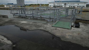 El agua sobrepasó el nivel de una cámara de la esclusa de Cocolí