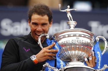 Otra décima copa para Nadal, ahora en Barcelona