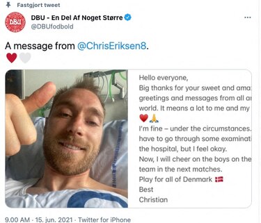 “¿Estás de regreso entre nosotros?”: un médico cuenta el regreso a la vida de Christian Eriksen