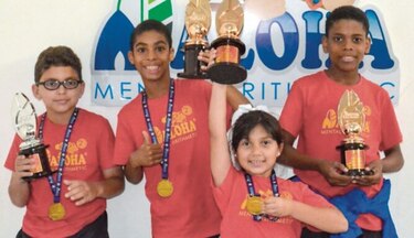 Niños panameños destacan en competencia de cálculo