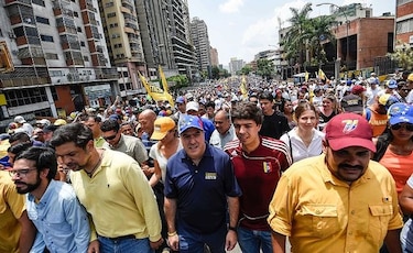 El presidente Nicolás Maduro dice que el diputado Julio Borges es el jefe del golpe de Estado