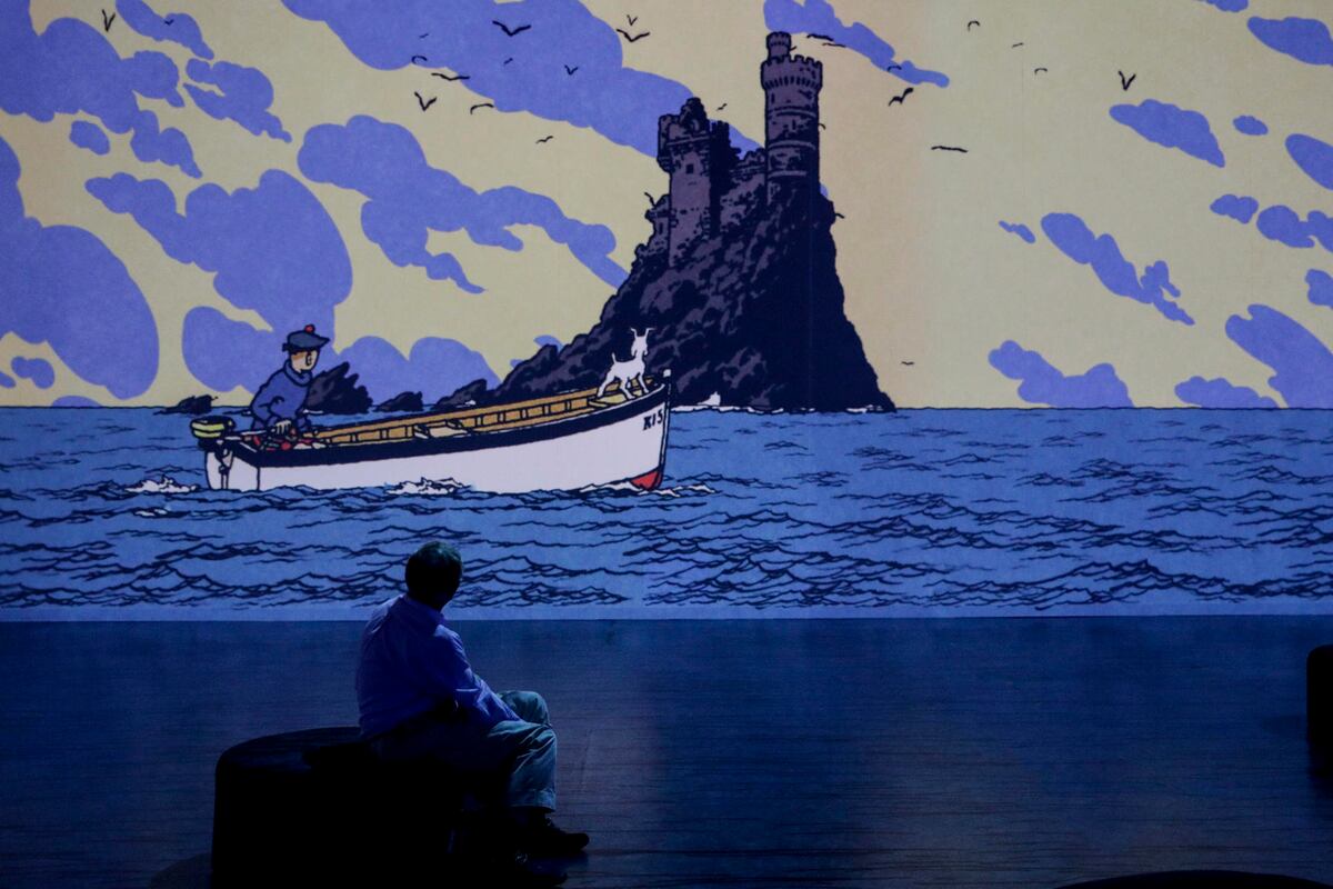 ‘Las aventuras de Tintín’ cobran vida en una exposición inmersiva en ...