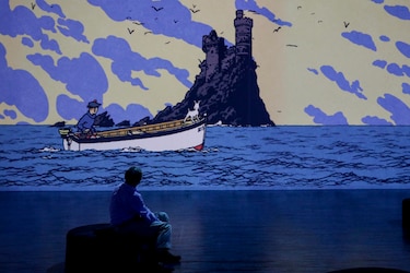 ‘Las aventuras de Tintín’ cobran vida en una exposición inmersiva en Bruselas