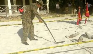 Se han hallado cuatro bombas en menos de un mes en Isla Iguana