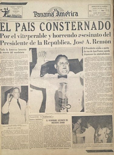 Policías, polleras y asesinato: la vida de José Antonio y el tratado Remón Eisenhower