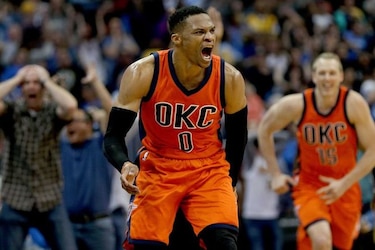 Russell Westbrook rompe récord de triple-dobles en la NBA