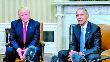 Trump y Obama inician el proceso de transición