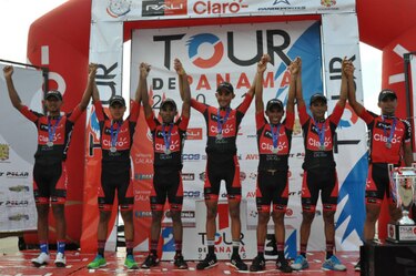 Maicol Rodríguez, primer líder del Tour de Panamá