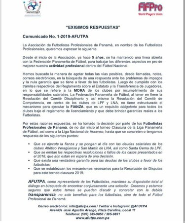 Asociación de jugadores plantea no dar inicio a temporada de LPF y LNA