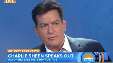 Charlie Sheen admite que es VIH positivo