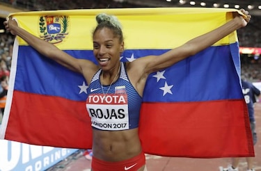 Rojas le da primer título mundial a Venezuela y destrona a Ibargüen