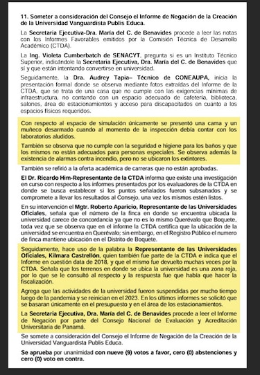 Coneaupa rechaza creación de universidad por falta de infraestructura adecuada