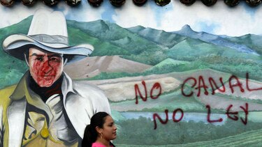 La construcción de un canal y sus protestas marcaron el 2015 en Nicaragua