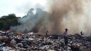 Incendio de vertedero afecta a vecinos en Chitré