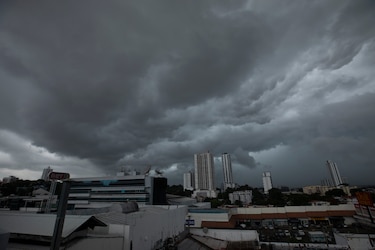 Árboles caídos y voladuras de techos por intensa lluvia en el país ante el paso de dos ondas tropicales 