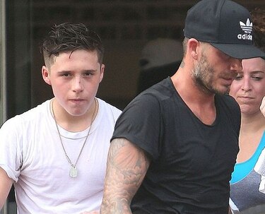 Beckham sufre un accidente de tráfico tras recoger a su hijo de un partido