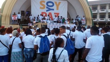 Vigilia por la paz en la provincia de Colón