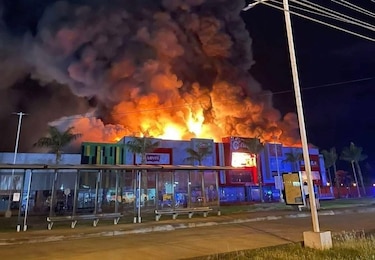 Se incendia City Mall de David