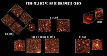 Entran en funcionamiento los instrumentos del telescopio espacial James Webb