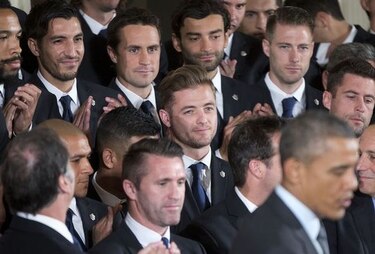 El Galaxy y Penedo, recibidos por Obama en la Casa Blanca