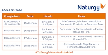 Trabajos de mantenimiento en la red eléctrica del 13 al 19 de enero de 2025