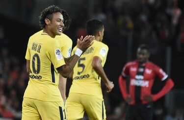 Neymar se luce en su estreno con el París Saint-Germain