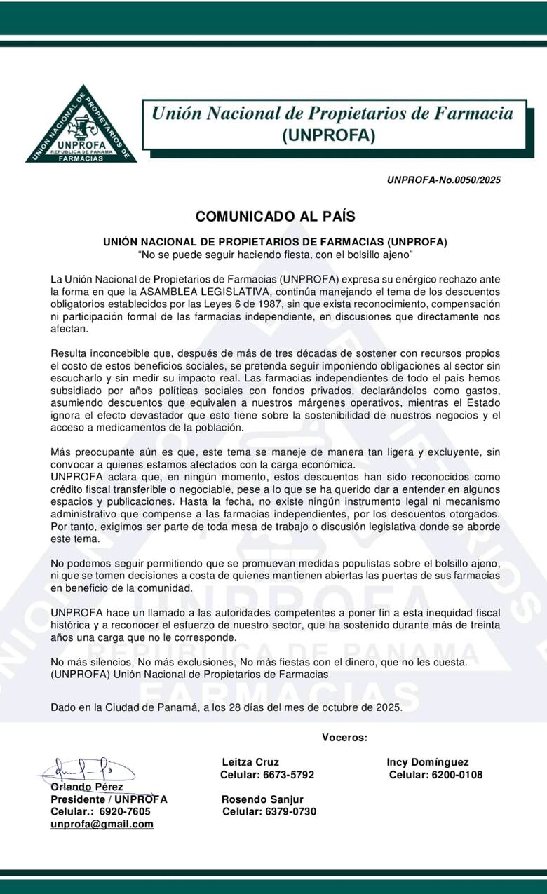 Descuentos a jubilados: dueños de farmacias dicen que no pueden seguir subsidiando