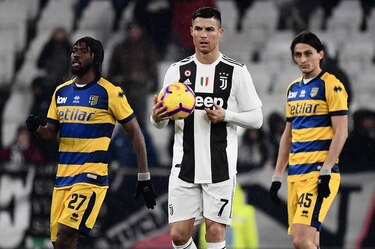 Juventus empata con Parma, Cristiano marca y lidera tabla de goleadores