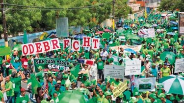 Dominicanos marchan contra la impunidad en caso Odebrecht