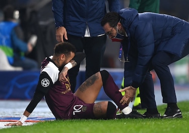 Neymar será baja para los próximos tres partidos del PSG por lesión