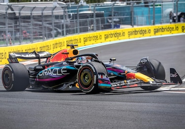 Verstappen borra el dominio de los Mercedes en los entrenamientos libres de Miami