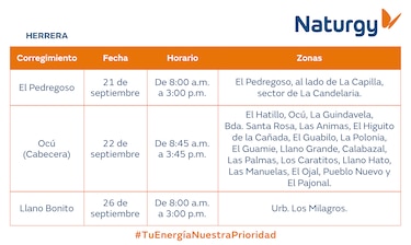 Trabajos de mantenimiento en la red eléctrica del 21 al 27 de septiembre de 2026