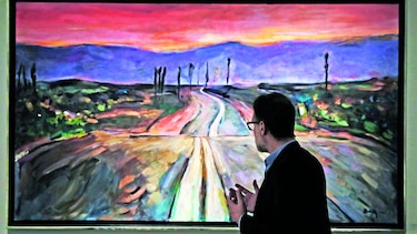 Bon Dylan expone pinturas