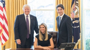 Ivanka Trump publica foto de sí misma en Oficina Oval