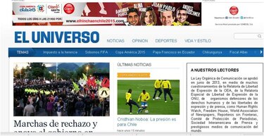 Diario El Universo se acoge al derecho a resistencia ante sanciones