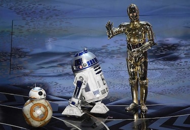 Robots de Star Wars a concierto del 4 de Julio en Washington