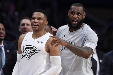 Equipo de LeBron vence al de Curry en Juego de Estrellas