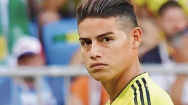 Colombia entrenó ayer sin James