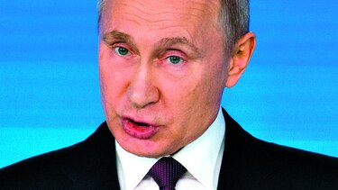 Vladimir Putin presume las armas nucleares rusas