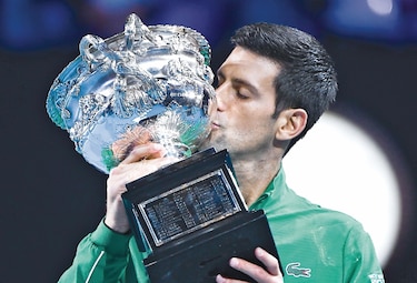 Djokovic: rey de Australia por octava vez y vuelve al número 1