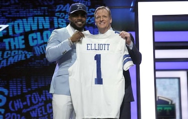 NFL suspende a Ezekiel Elliott seis partidos por violencia doméstica