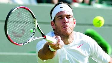Del Potro pierde por inasistencia