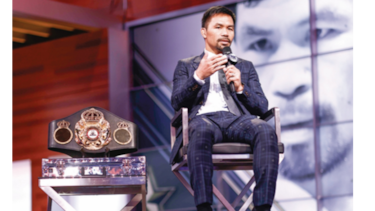 Pacquiao y Spence Jr. calientan su pelea del 21 de agosto